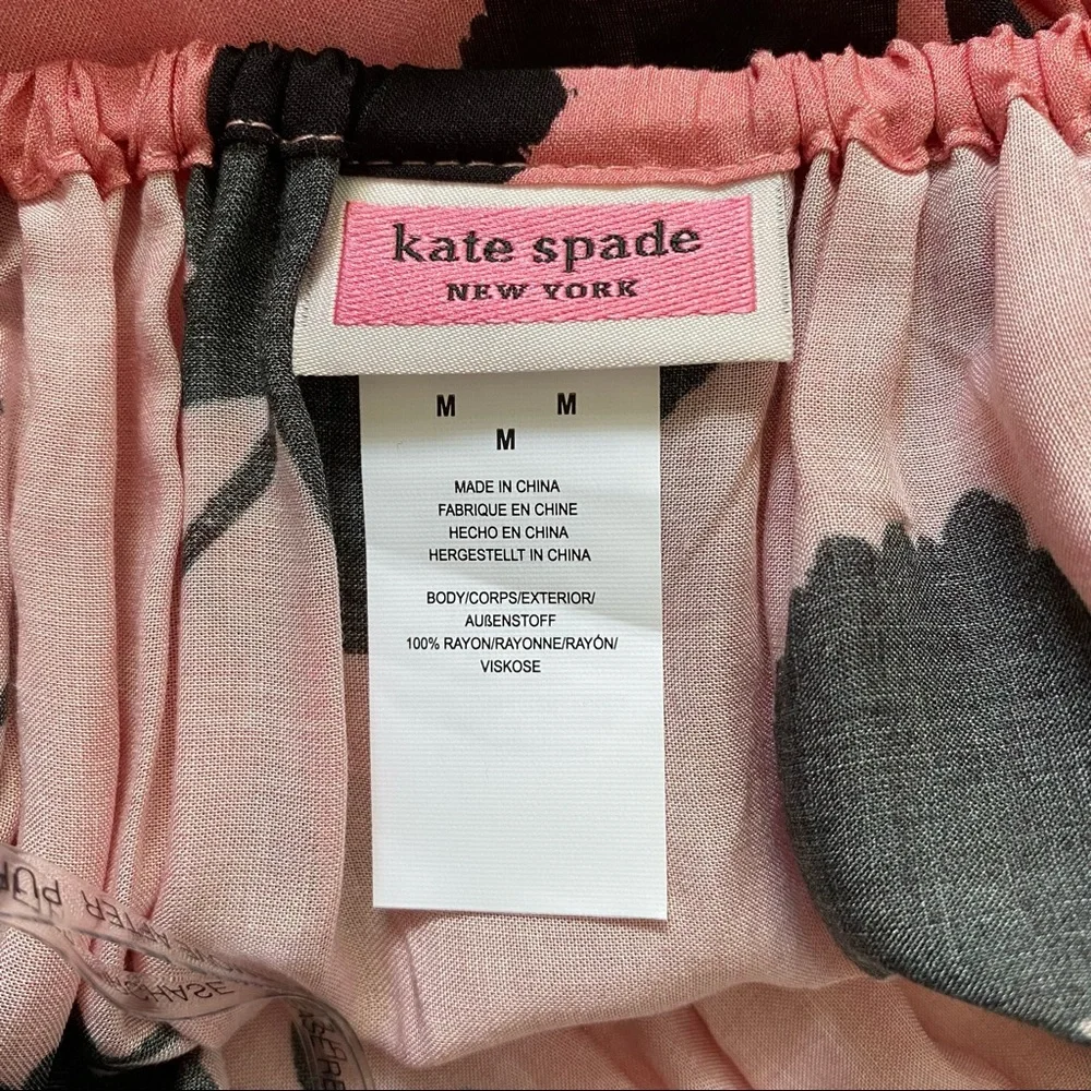 NWT Kate Spade pink maxi cover up dress